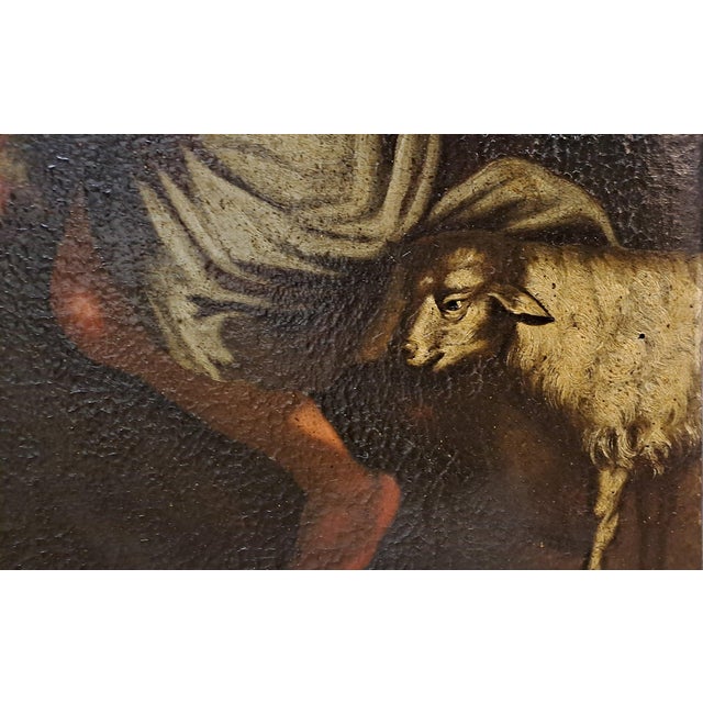 St. John the Baptist, Oil on Canvas, 17th-18th Century For Sale - Image 9 of 13
