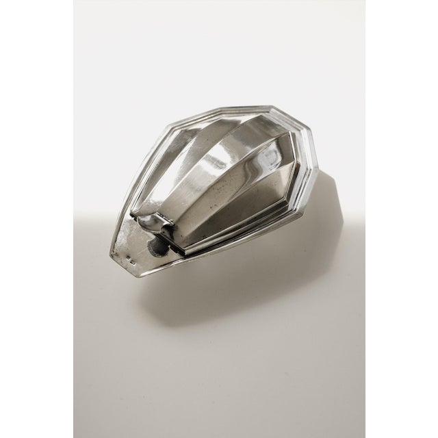 Silver Vintage Silver-Plated Butter Dish For Sale - Image 8 of 10
