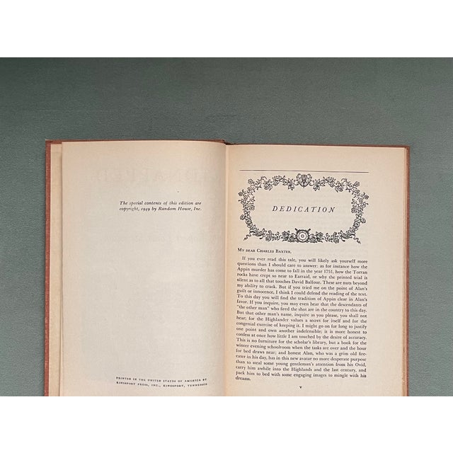 “Kidnapped” by Robert Louis Stevenson Cloth Cover Book For Sale - Image 4 of 12