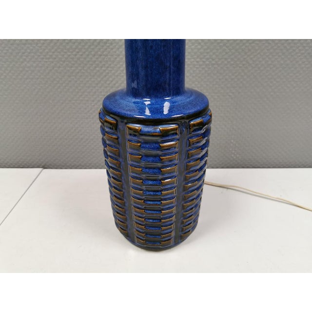 Large Ceramic Table Lamp by Einar Johansen for Søholm, Denmark, 1970s For Sale - Image 6 of 11