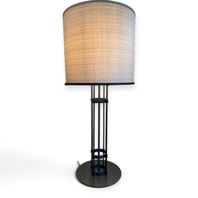 Contemporary Solis Betancourt Armature Table Lamps for Holly Hunt- A Pair For Sale - Image 3 of 6