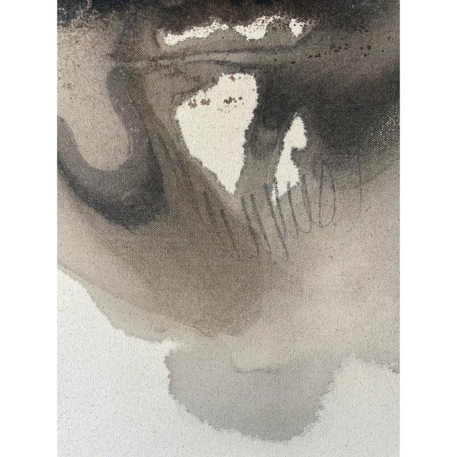 "Inside Lascaux" Abstract Painting by Kasia Kręcicka For Sale In Austin - Image 6 of 7