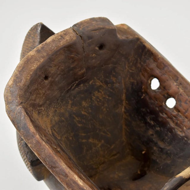 Early 20th Century Yaure Baule Portrait Mask Cote d'Ivoire For Sale - Image 11 of 11