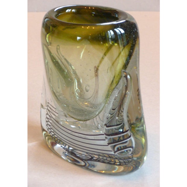 Art Glass Vase by Adam Jablonski, 1990s For Sale - Image 4 of 8