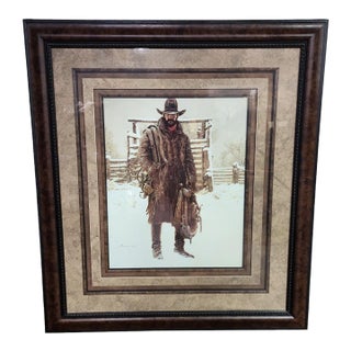 1986 James Bama Lithograph - The Teamster For Sale