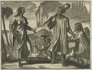 Early Indigenous Cultures, Chile, 1673, Print