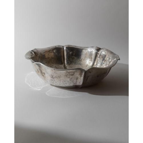Silver Vintage Silver Plated Fruit Bowl, 1940s For Sale - Image 8 of 11