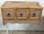 Vintage Rattan Three Drawer Table Top Cabinet For Sale - Image 4 of 9