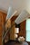 Mid 20th Century Mid Century Double Gooseneck Floor Lamp With Center Reticulated Tray, Attributed to Gerald Thurston For Sale - Image 5 of 9