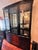 Art Deco Dark Brown China Cabinet / Armoire For Sale - Image 3 of 5