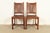 An exceptional pair of antique Mission or Arts & Crafts dining chairs By Lifetime Furniture USA, Circa 1910 Beautiful...