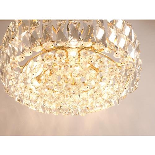 Large Gilt Brass and Crystal Glass Chandelier from Bakalowits & Söhne, 1970s For Sale - Image 13 of 18