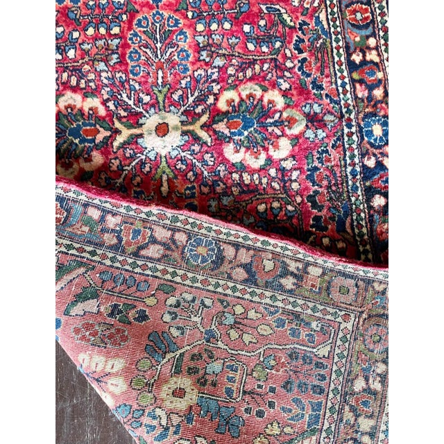 Antique Persian Sarouk Rug, 2'6" X 4'10" For Sale - Image 4 of 6