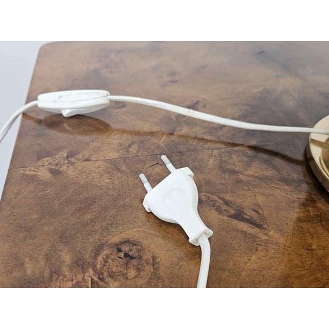 Vintage Table Lamp in Worked Glass and Golden Metal, 1970s For Sale - Image 17 of 18