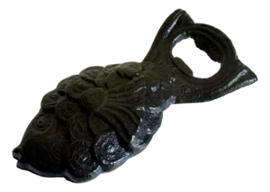 Vintage Cast Iron Koi Fish Bottle Opener