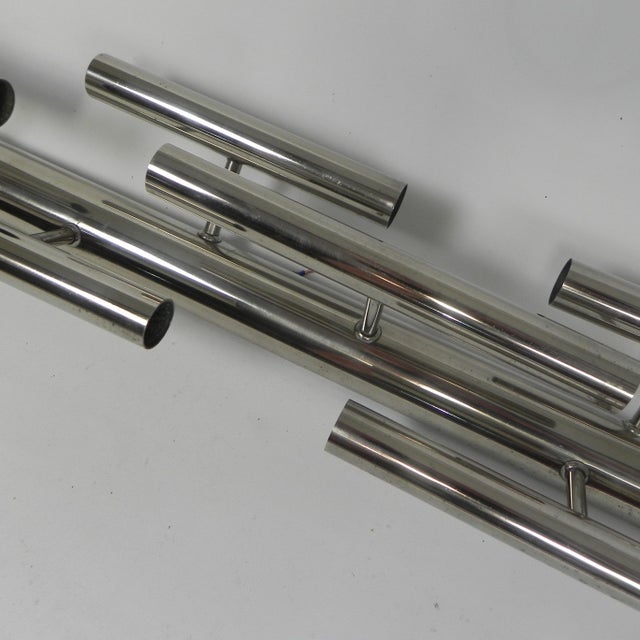 Metal Vintage Wall Lamp by Gaetano Sciolari for Boulanger, 1970s For Sale - Image 7 of 18