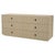 Light Yellow Dresser in Washed Oak Veneer and Bronze Finish For Sale - Image 8 of 8