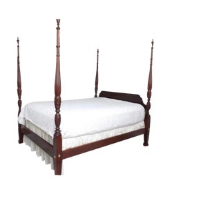 Georgian Court Ethan Allen 4-Poster Bed California King For Sale