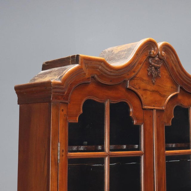 Early 20th Century Walnut Trumeau For Sale - Image 4 of 16