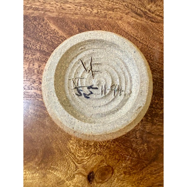Vintage 1994 Studio Pottery Vessel - Signed American Ceramic For Sale In Miami - Image 6 of 6