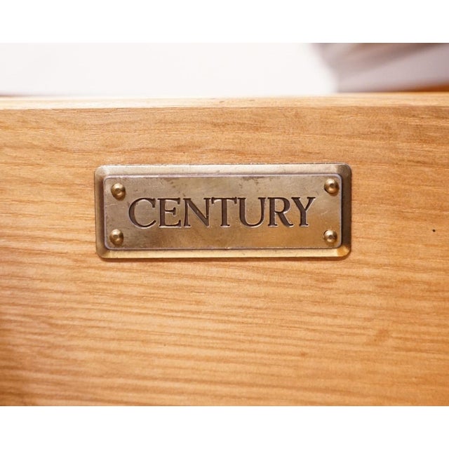 Century Furniture Solid Mahogany Traditional Style 72" Flip Top Server Buffet For Sale - Image 10 of 15
