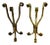 Solid Brass Stands or Object Holders with Wrapped Brass Cord - Set of 2 For Sale