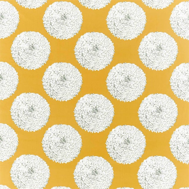 Harlequin Elixity Fabric in Saffron - a Sample For Sale
