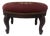 Antique Needlepoint Footstool For Sale