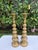 Vintage 20” Brass Turned Baluster Candlesticks, a Pair For Sale - Image 9 of 12