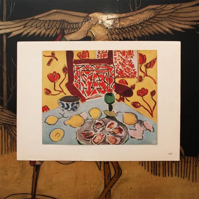 The School of Paris 1946 After Henri Matisse "Still Life on Blue Table", First Edition Parisian Lithograph For Sale - Image 3 of 8