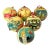 Vintage Bloomingdales New York City Papier-Mâché Christmas Ornaments in Bag- Set of 6 For Sale