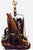 21.5 to socket /38.5 to top of harp. Awesome Vintage Pirates Caribbean Table Lamp Flintlock Block Tackle Pulley Nautical....