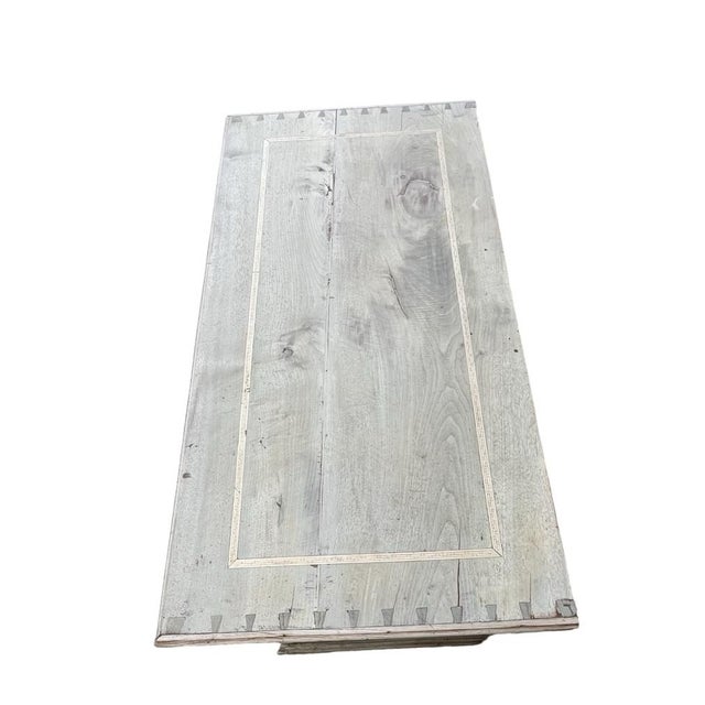 18th Century Italian Bleached Walnut Chest of Drawers with Inlay For Sale - Image 13 of 17