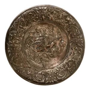 Ellington & Co. Victorian Neoclassical Silver on Cooper Tray, Circa 1800 - 1900