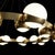 Stilnovo Large Ring Ceiling Lamp with Spheres from Stilnovo, 1950s For Sale - Image 4 of 5