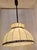 1970s Vintage Ceiling Lamp with Marbled Vinyl Shade and Rope Mount, 1970s For Sale - Image 5 of 7