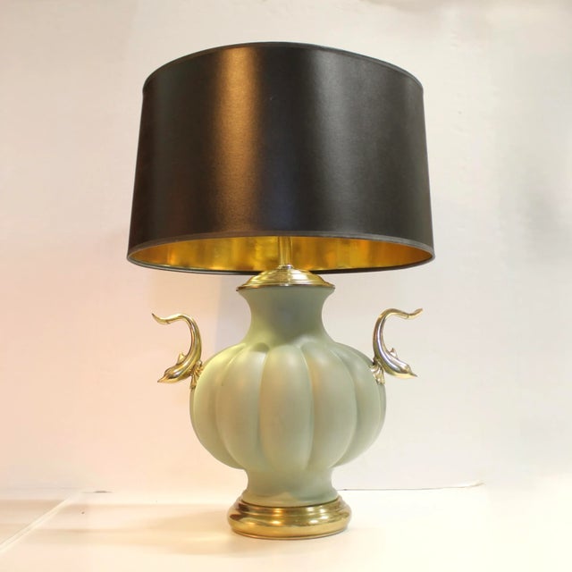 Frederick Cooper Vintage Koi Ginger Jar Table Lamp For Sale - Image 4 of 4