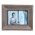 1970’s Original Small Abstract Portrait in Room Painting Distressed Wood Frame For Sale