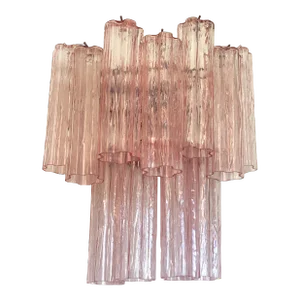 Contemporary Pink “Tronchi” Wall Sconce in Venini Style