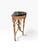 2000 - 2009 Louis XVI-Style Giltwood Demi-Lune Console Table With Trompe-L’Œil Marble Top For Sale - Image 5 of 11