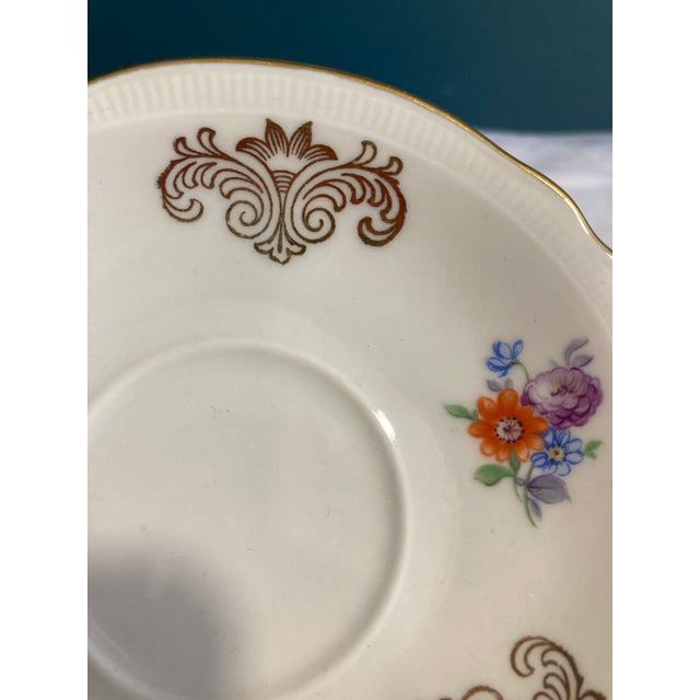 Vintage Schumann Bavaria Floral Demitasse Cup and Saucer For Sale In Oklahoma City - Image 6 of 10