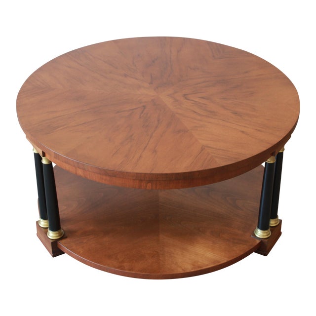 Baker Furniture Round Neoclassical Coffee Table Chairish