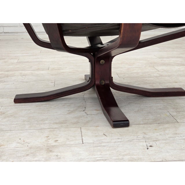 Vatne Møbler Norwegian Falcon Lounge Chair by Sigurd Ressel for Vatne Møbler, 1970s For Sale - Image 4 of 18