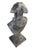 Add a touch of whimsical English Country House charm to your space with this distinguished vintage cast iron bust....