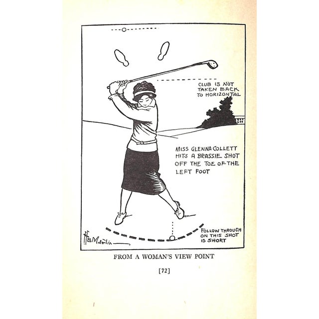 White "Pictorial Golf: Practical Instruction for the Beginner, and Valuable Hints for the Star" 1928 Martin, h.b. For Sale - Image 8 of 12