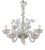 Six-Arm Venetian Murano Chandelier. Restored For Sale