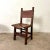 Spanish Chair in Leather and Carved Wood, 1950s For Sale - Image 12 of 12