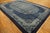 1920s 1920s Deco Blue Field and Elegant Floral-Medallion Antique Chinese Peking Rug For Sale - Image 5 of 11
