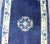 Antique Chinese Peking Carpet in Dark Blue Background 4' X 6'8 For Sale - Image 9 of 14