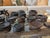 1980s Antique Chinese Carved Hardwood Display Stands — Collection of 21... Risers For Sale - Image 5 of 6